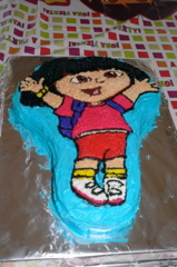 Kelly outdid herself with the Dora theme