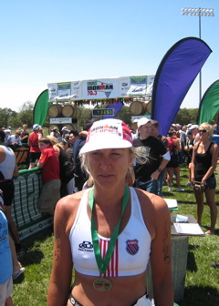And Jen did one of her triathalons